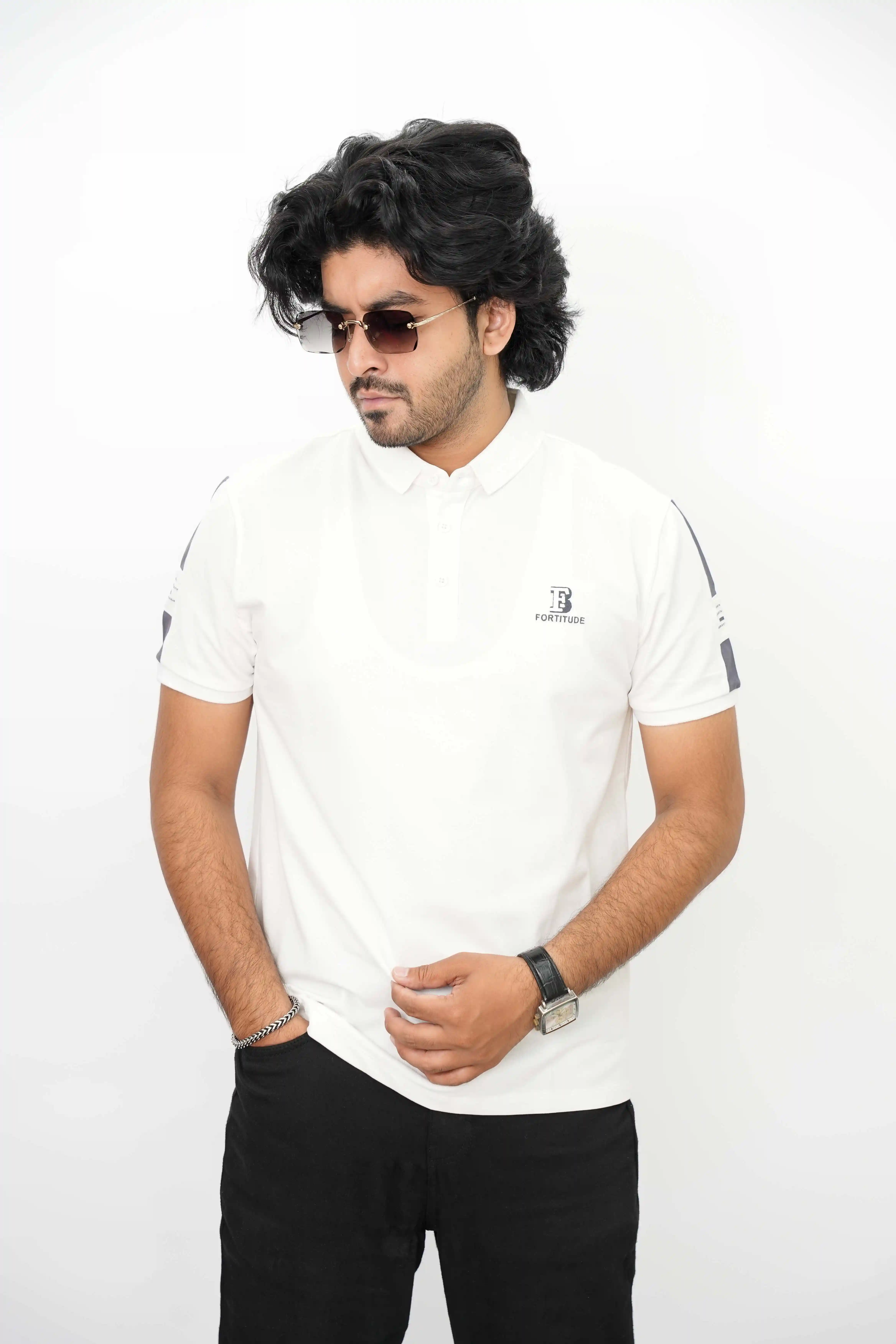 Imported Thai Premium T-Shirt Stylish Collar Print Comfortable Casual Wear