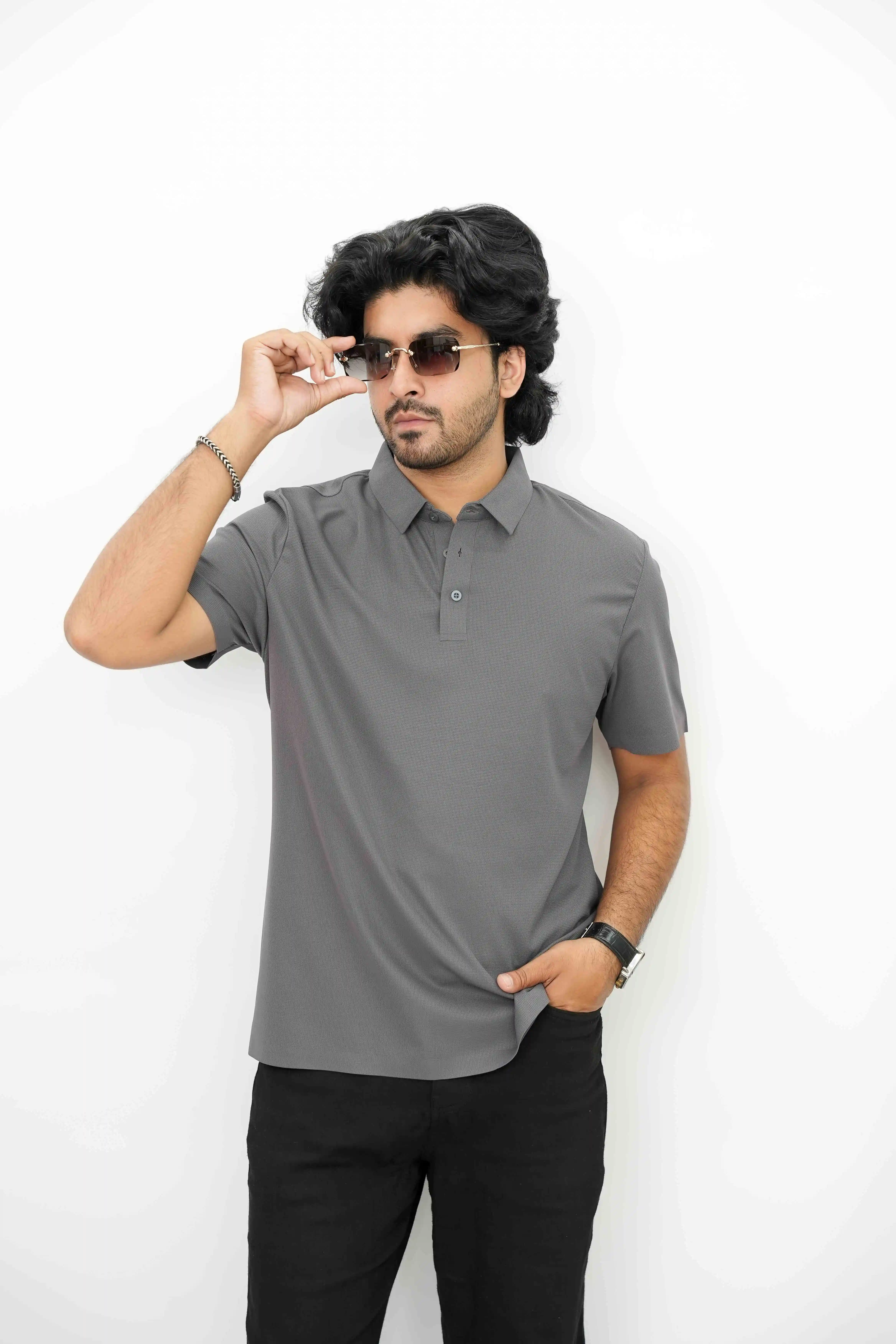 Imported Thai Premium T-Shirt Stylish Collar Print Comfortable Casual Wear