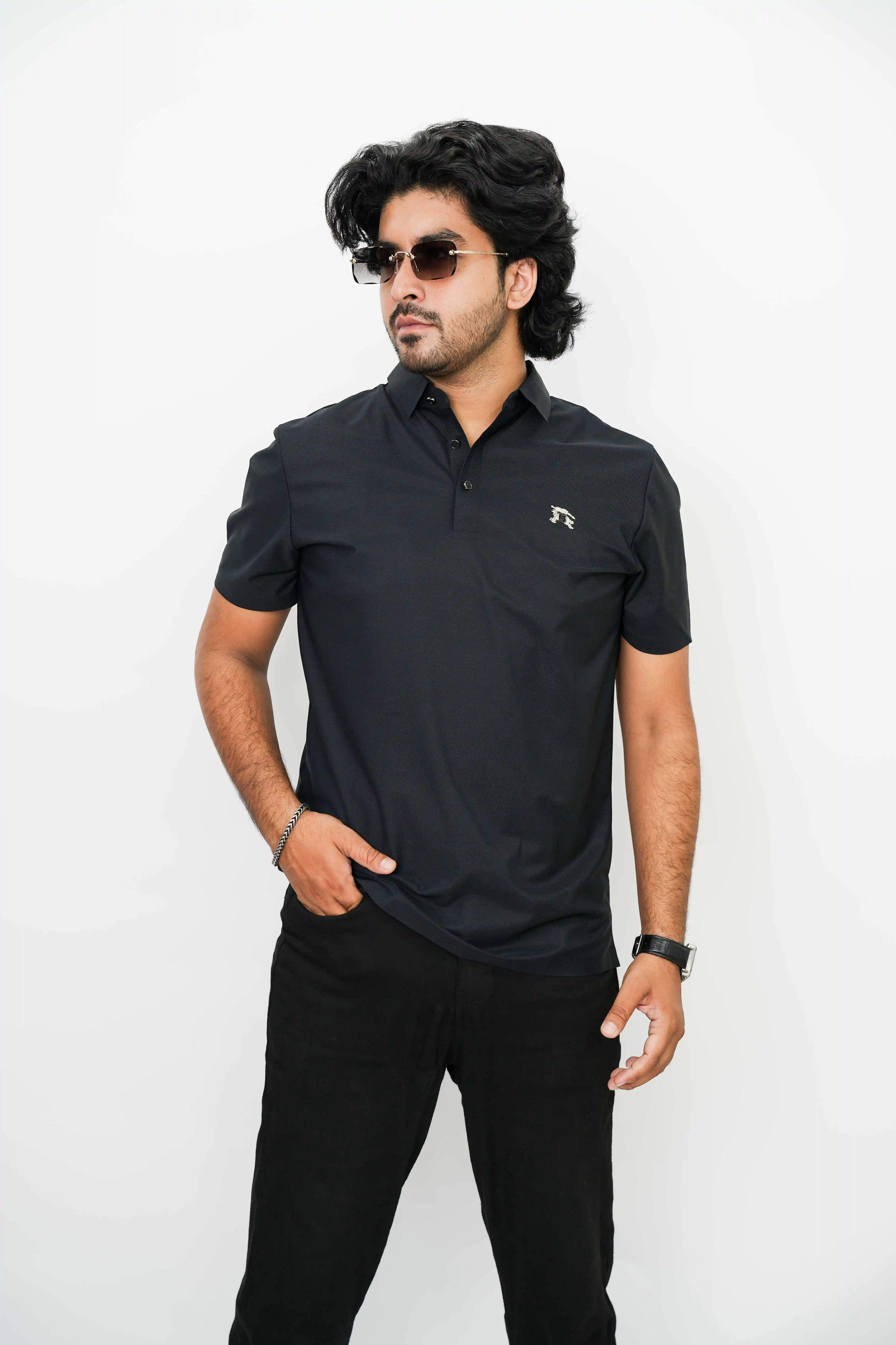 Imported Thai Premium T-Shirt Stylish Collar Print Casual Men’s Wear
