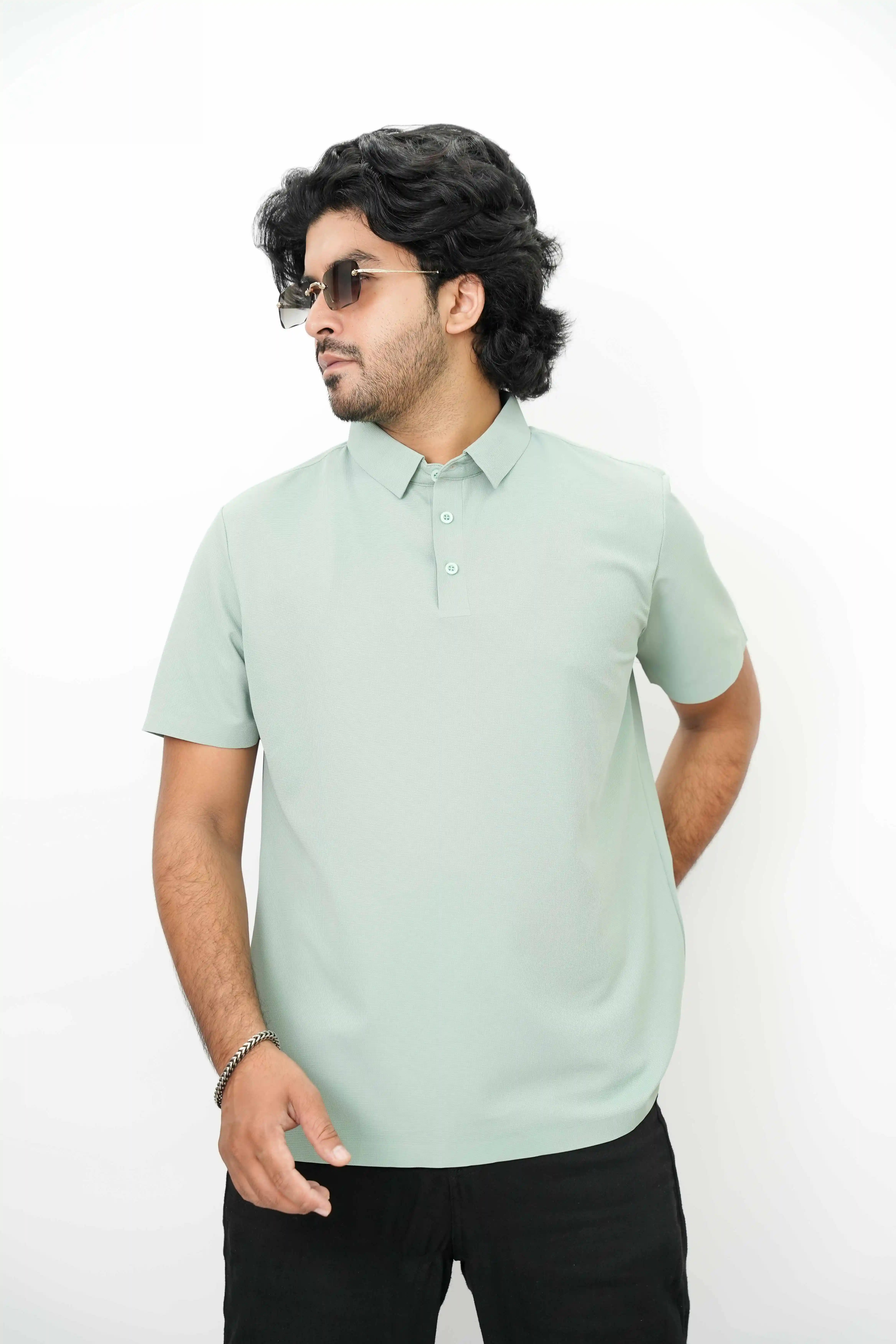 Imported Thai Premium T-Shirt Smart Collar Print Casual Men’s Wear