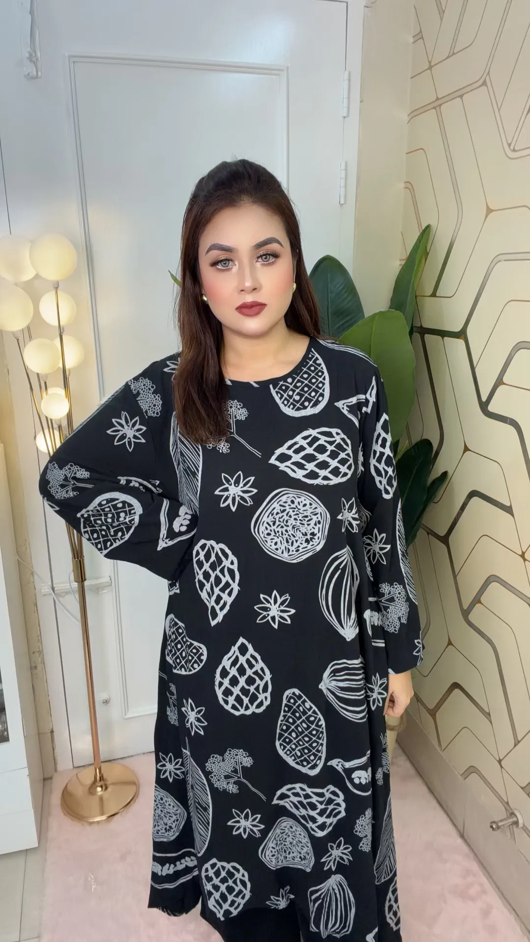 Imported Thai Co-ords Set Elegant Printed Stylish Women’s Outfit