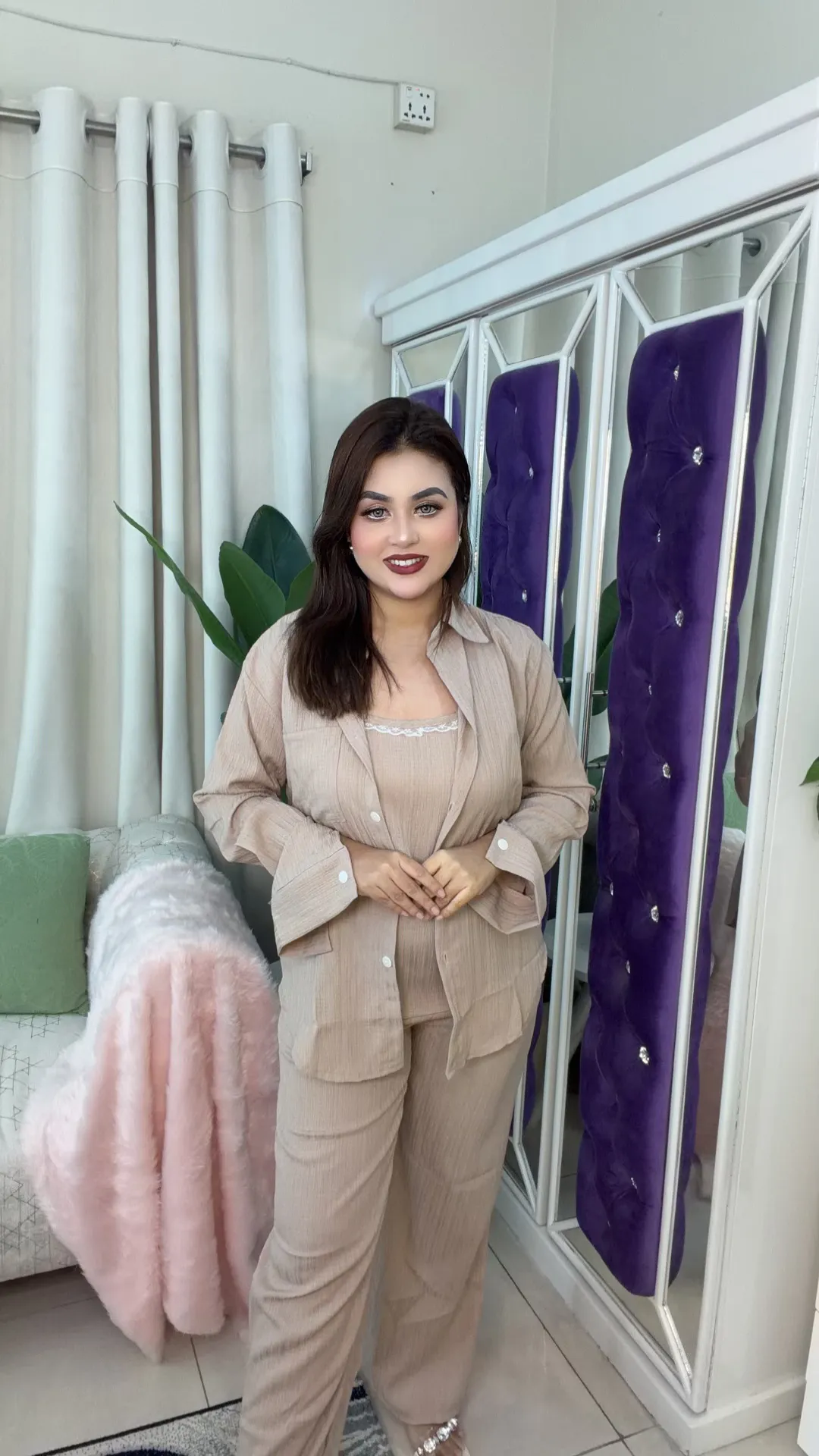 Imported Thai 2-Piece Shirt and Pant Co-ord Set - Edition NE