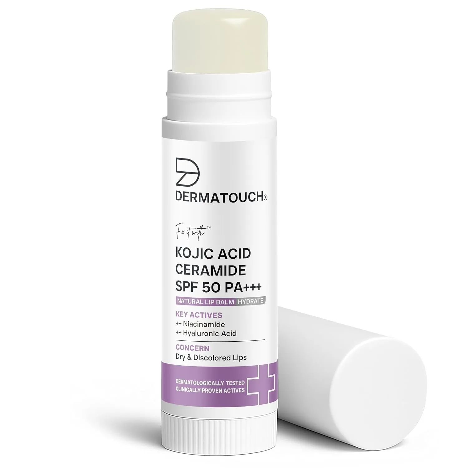 DERMATOUCH Kojic Acid & Ceramide Lip Balm SPF 50 PA+++ (5g)