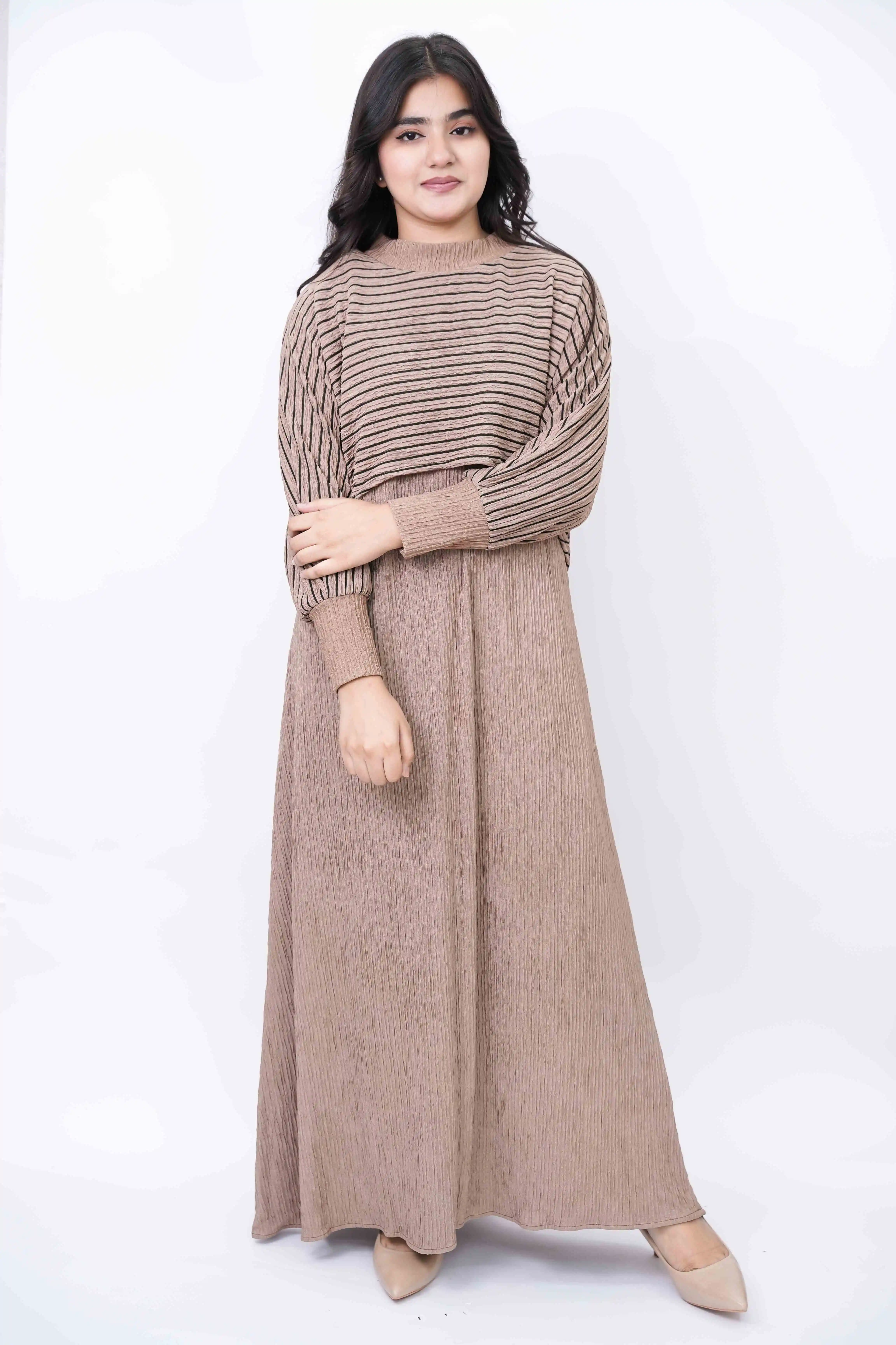 Stylish Thai 2-Piece Cape Gown for Women