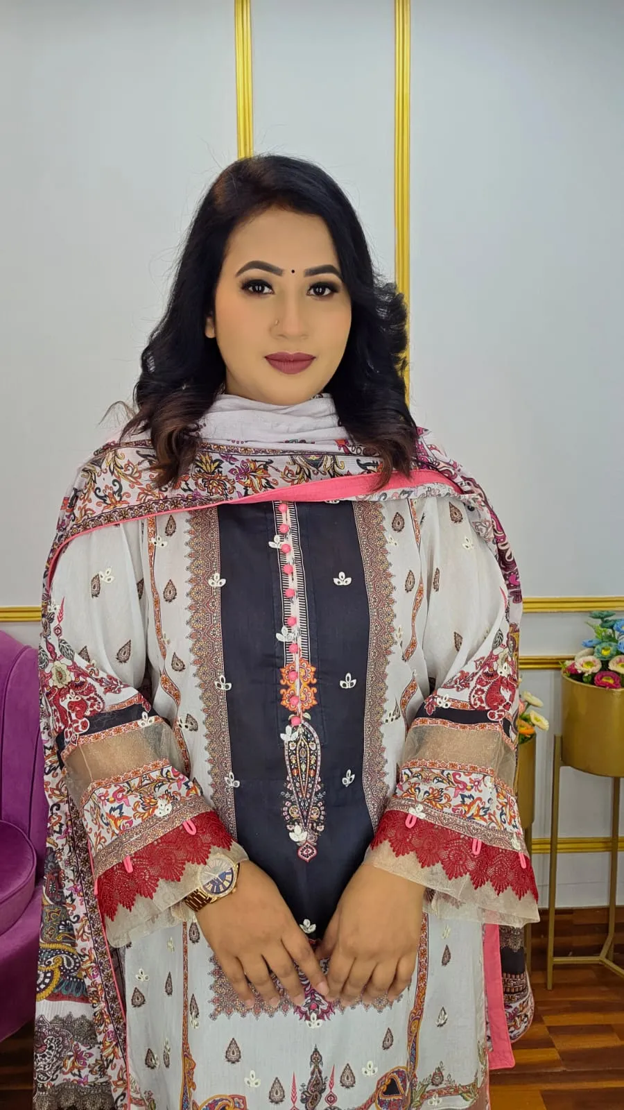 Digital Print Ready Three Piece Collection  | Shopping Zone BD | Style #G2450WO