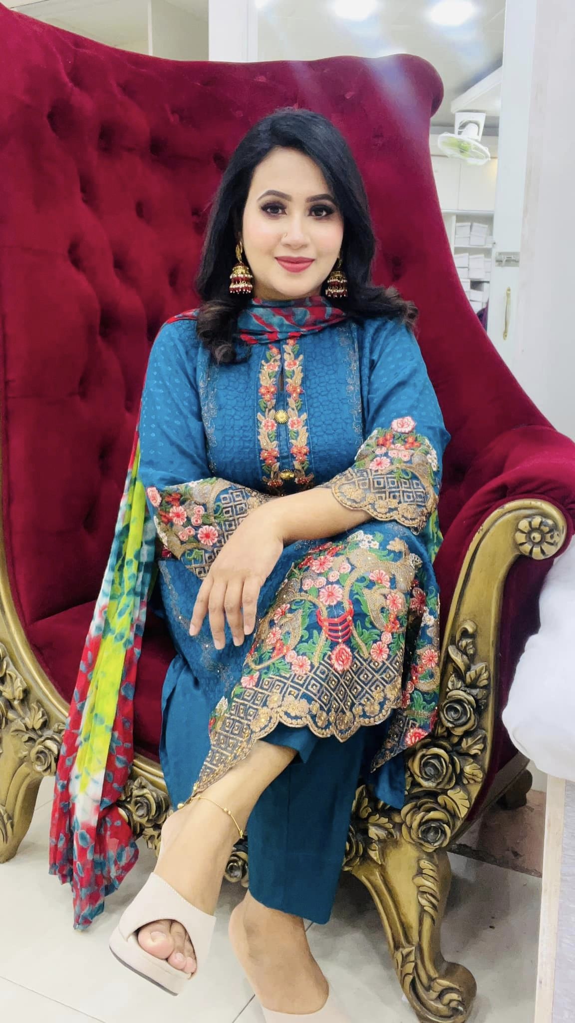 Gorgeous Party Wear | Sajj Three Piece | MC1299S