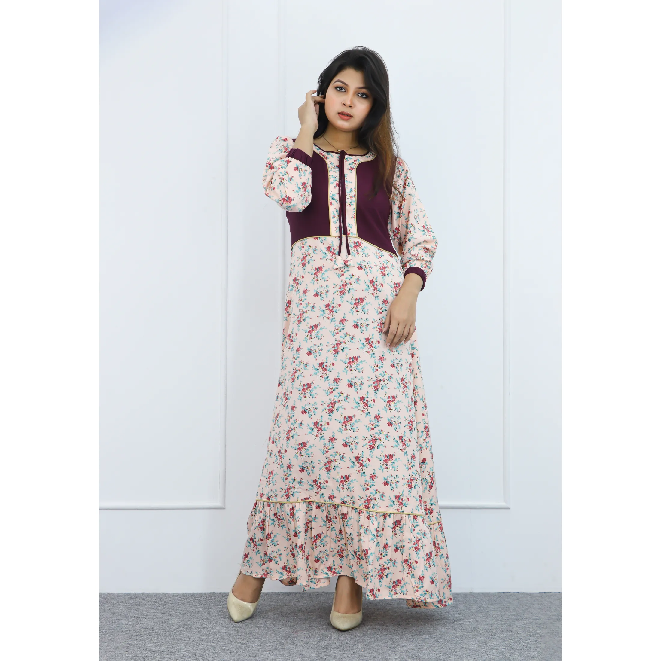 Women’s Long Gown | Jorjet Fabric