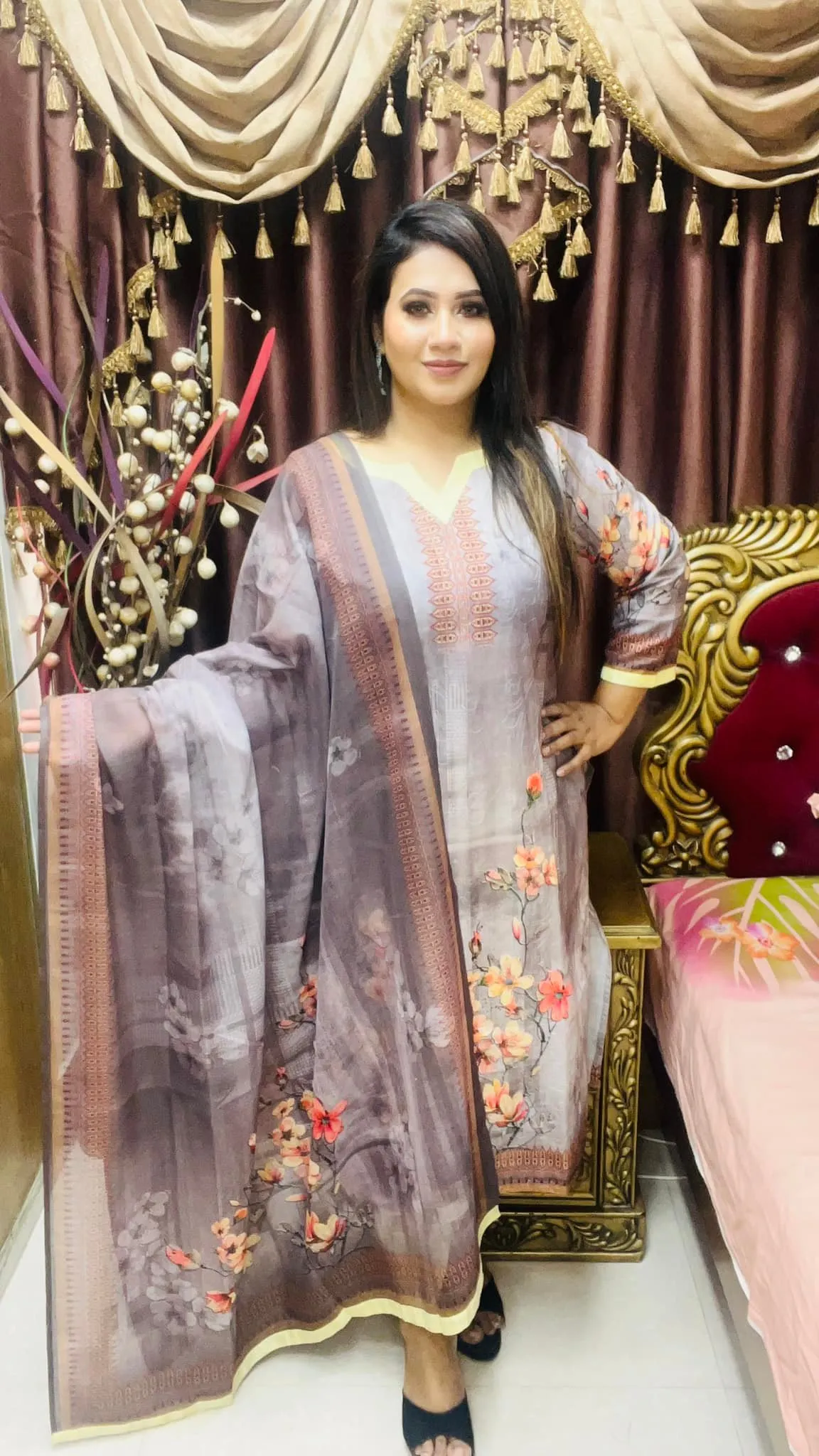 Unstitched Three Piece | Cotton with Digital Print