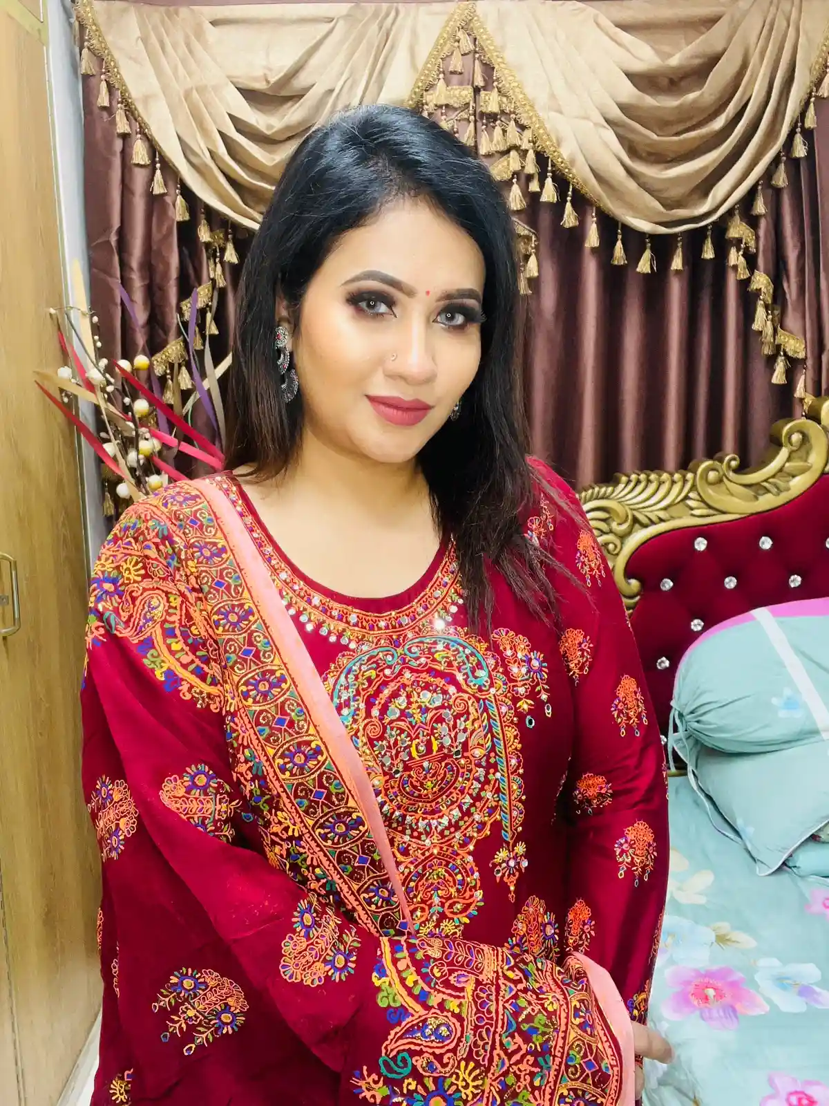 Unstitched Two Piece | Muslin Cotton with Stone Work