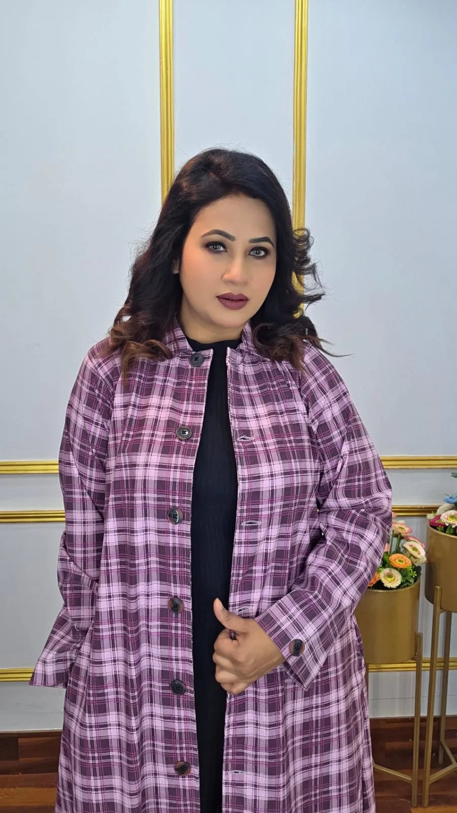 Women’s Long Blazer - Stylish Stitchy Fit