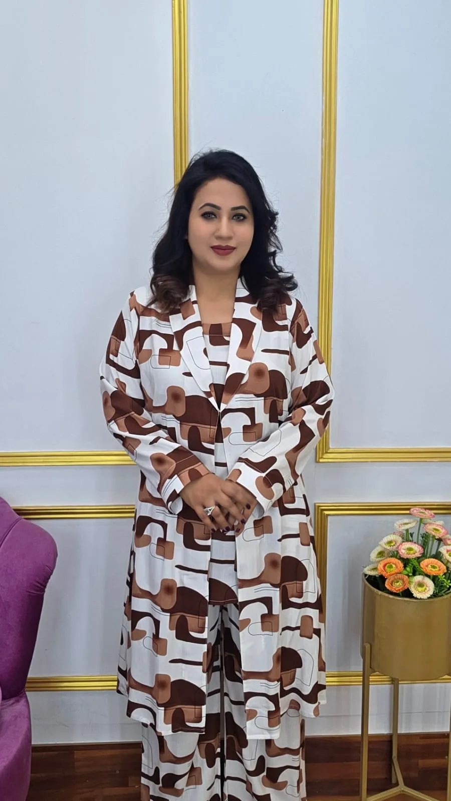 Stylish Women Blazer Co-Ords Set