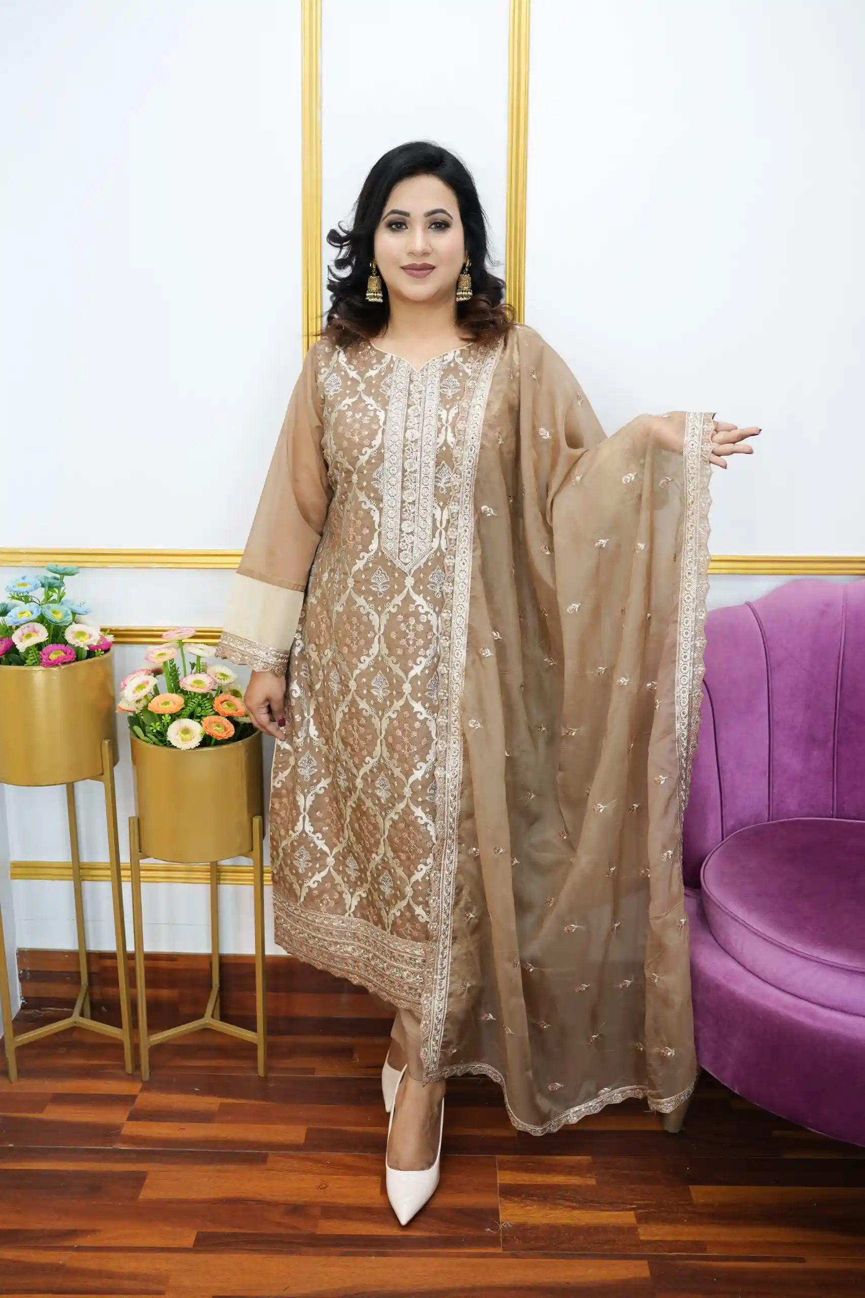 Unstitched Four Piece Set