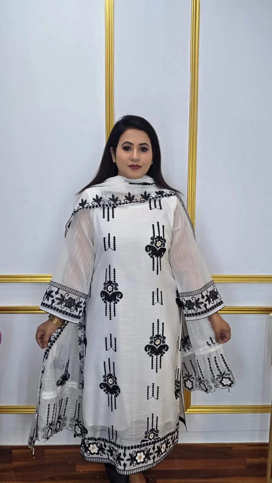 Unstitched Four Piece Set