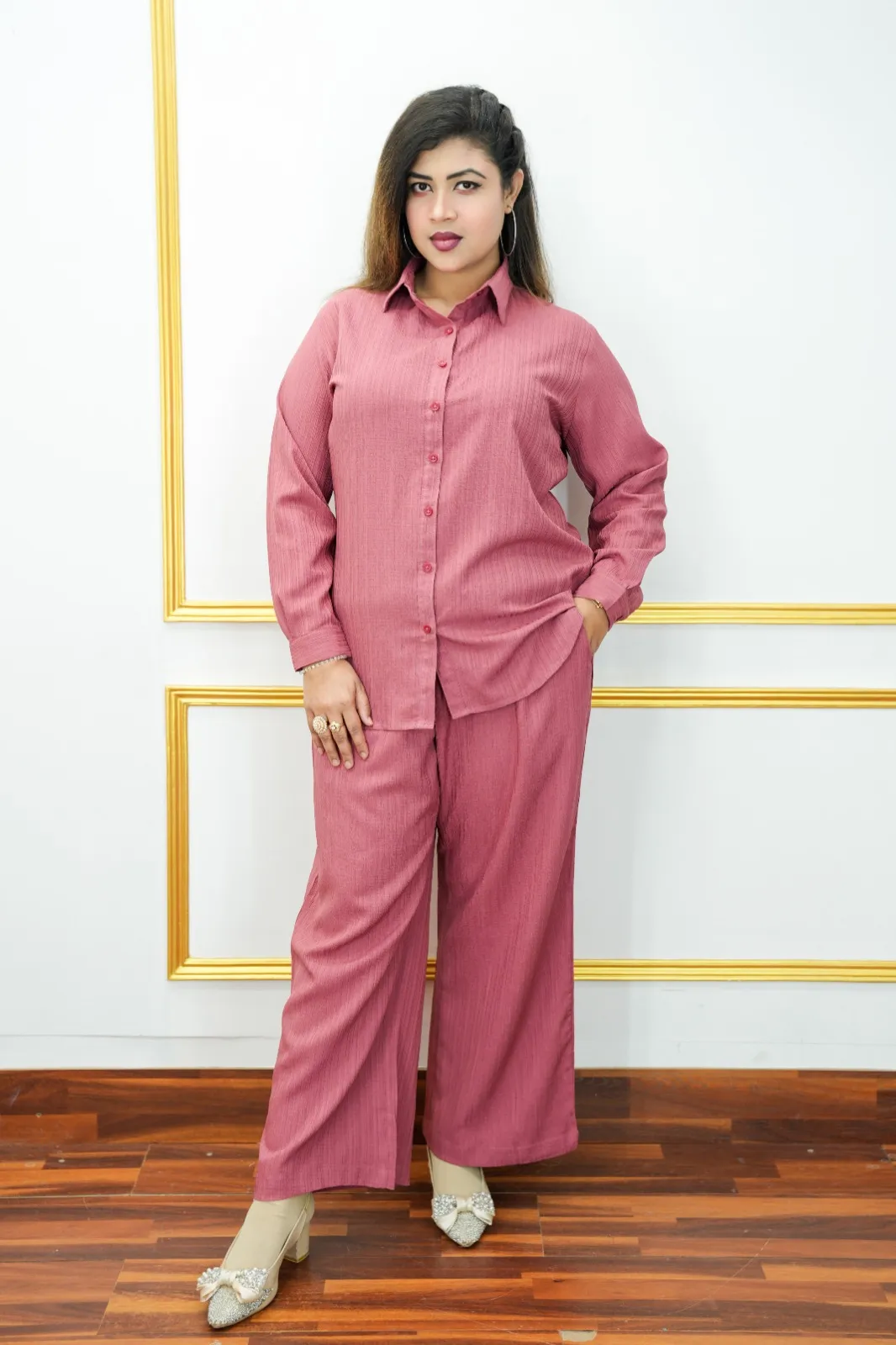 Pop Georgette Co-Ord Set