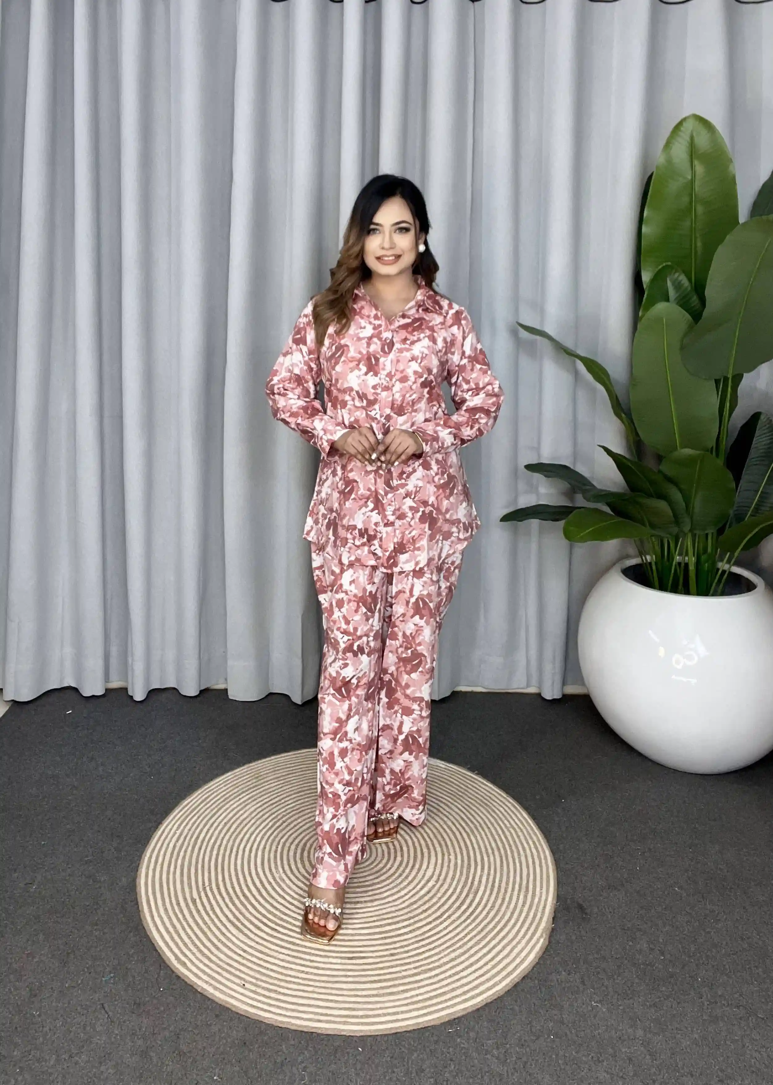 Cotton Georgette Co-ord Set