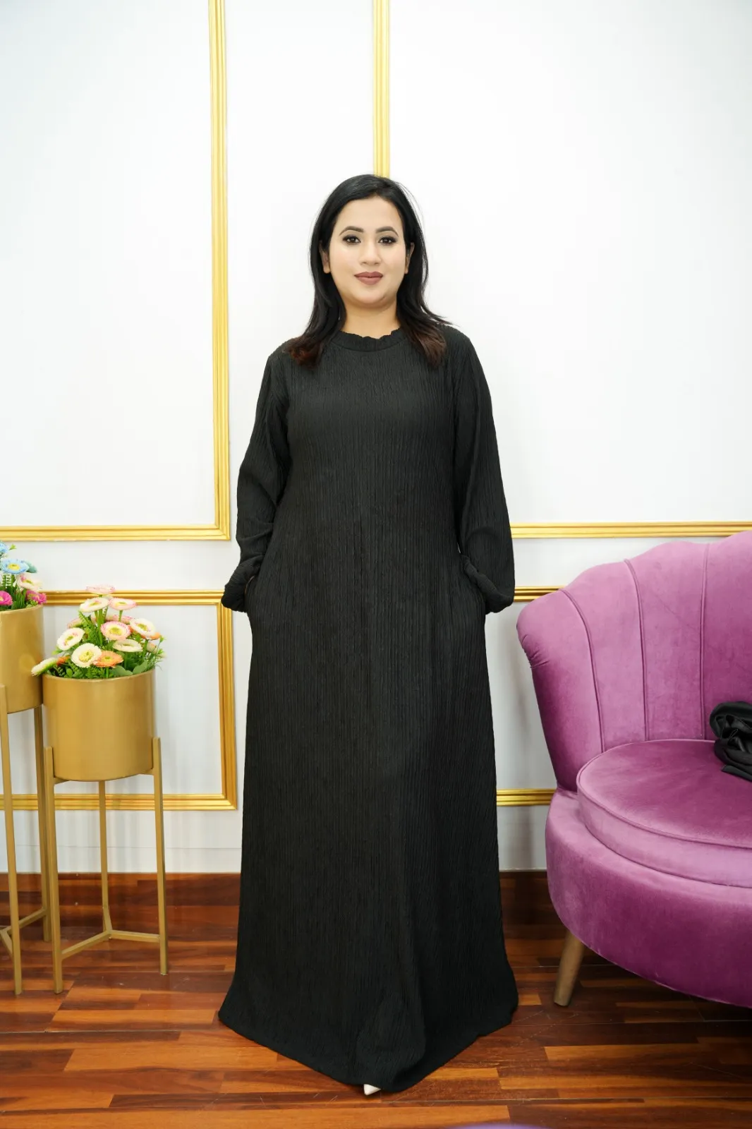 Black Imported Thai Gown