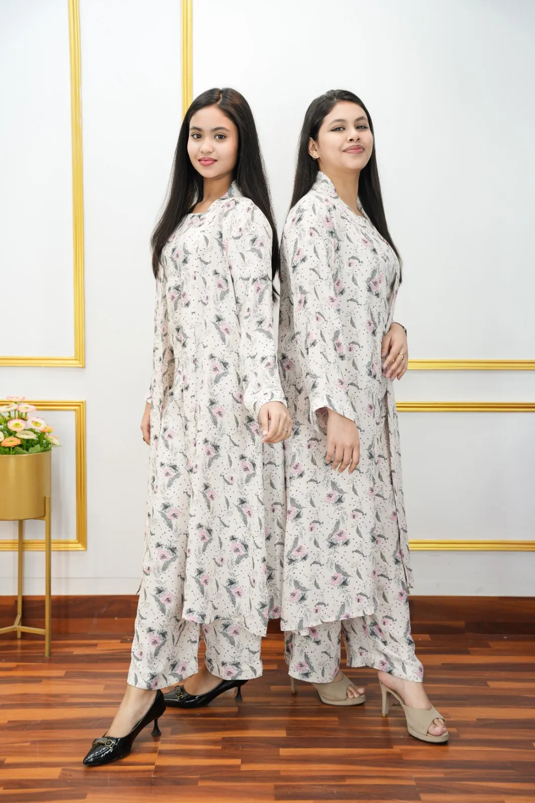 Georgette Co-Ord Set with Shrug